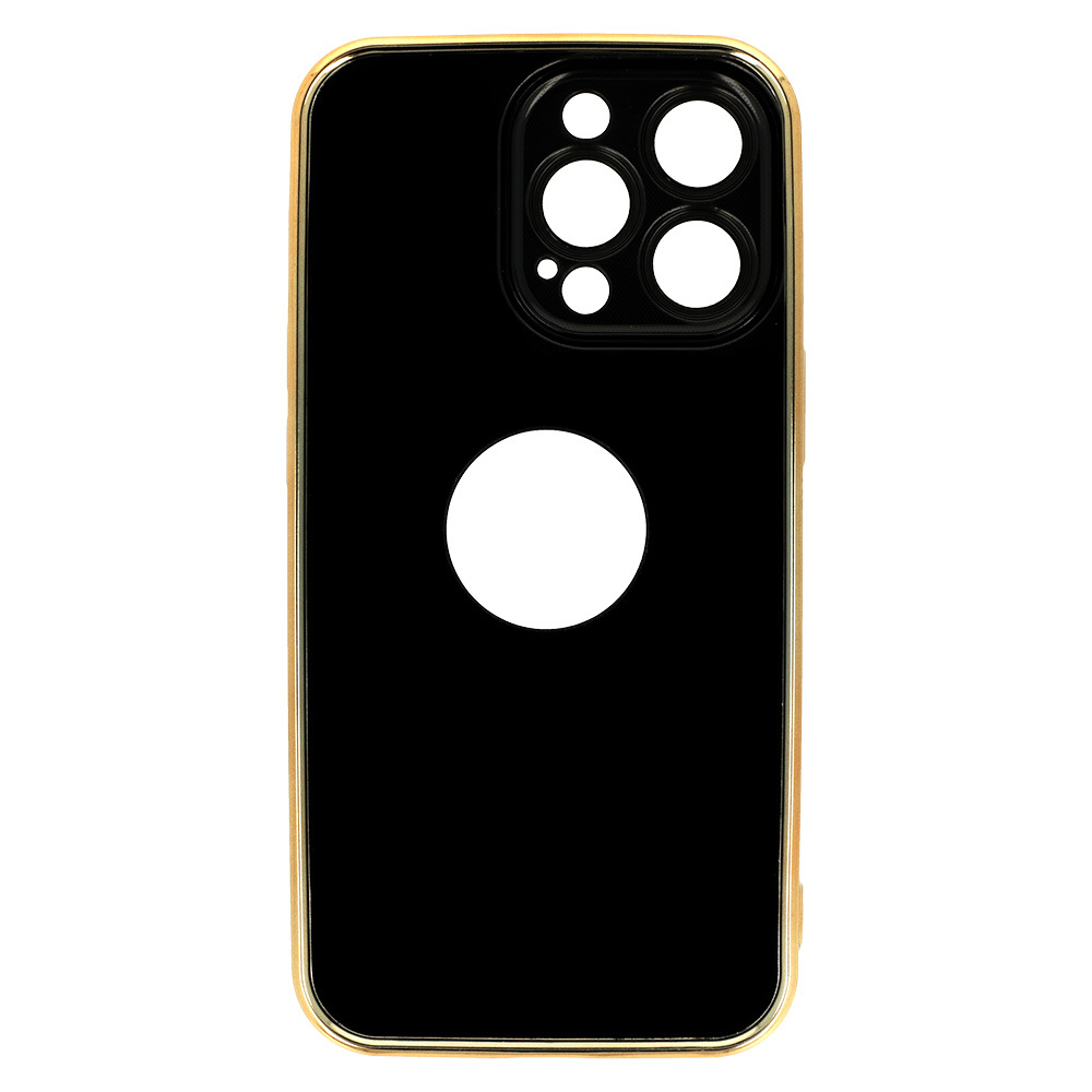 Pokrowiec etui silikonowe Beauty Case czarne APPLE iPhone 12 Pro / 5