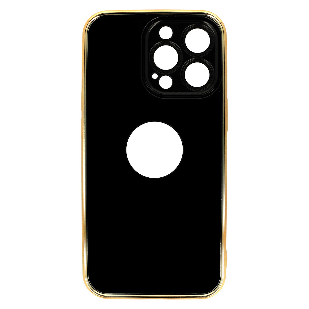 Pokrowiec etui silikonowe Beauty Case czarne APPLE iPhone 15 Pro / 5