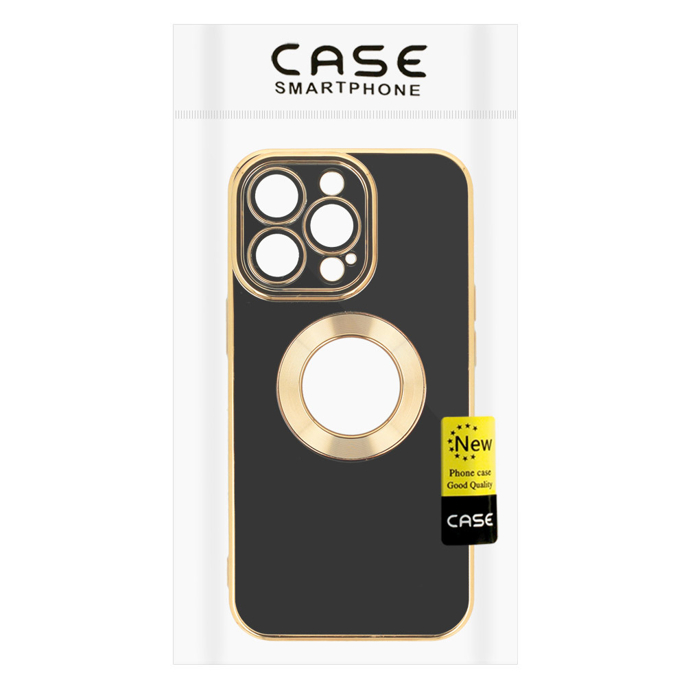 Pokrowiec etui silikonowe Beauty Case czarne APPLE iPhone 15 Pro / 6