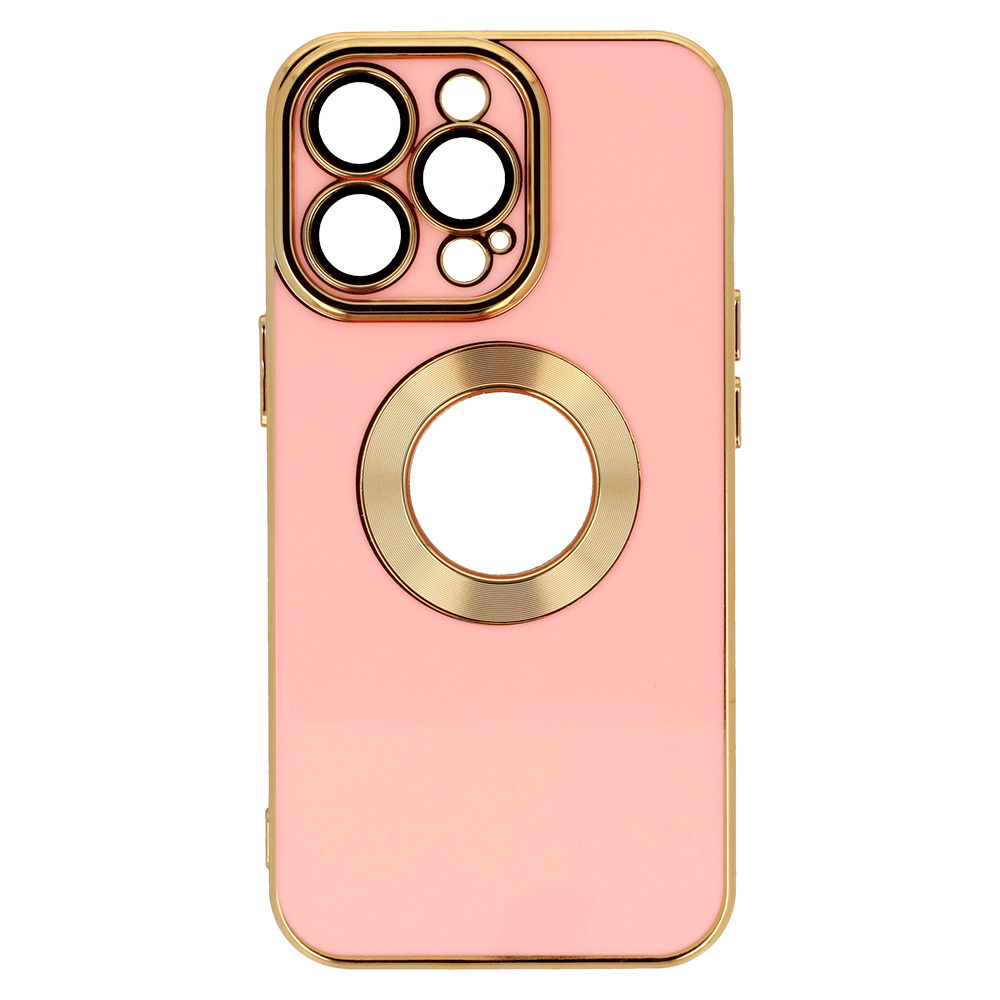 Pokrowiec etui silikonowe Beauty Case rowe APPLE iPhone 15 / 4