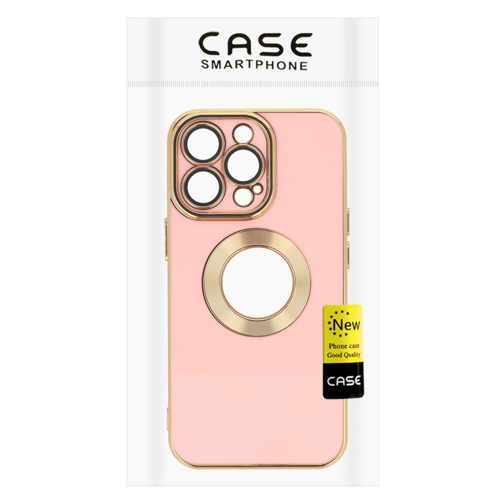 Pokrowiec etui silikonowe Beauty Case rowe APPLE iPhone 15 / 6