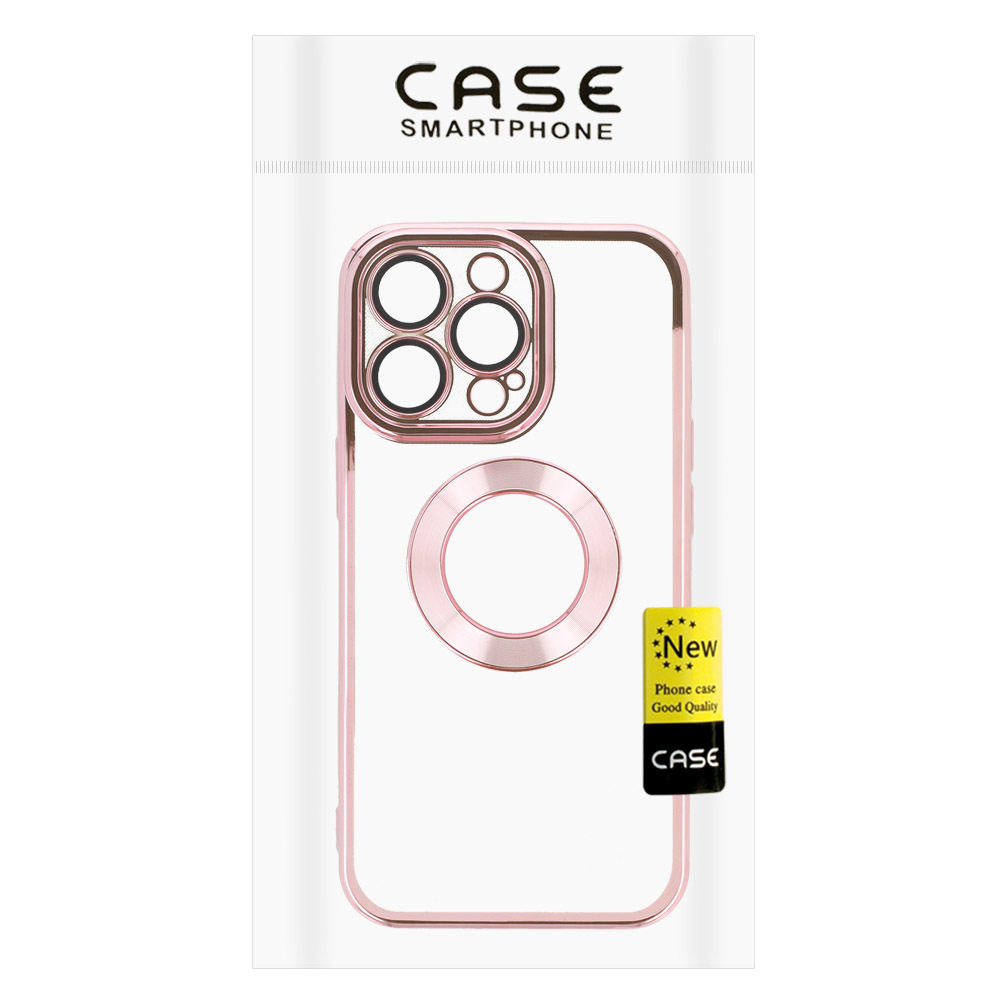 Pokrowiec etui silikonowe Beauty Clear Case rowe APPLE iPhone 15 / 5