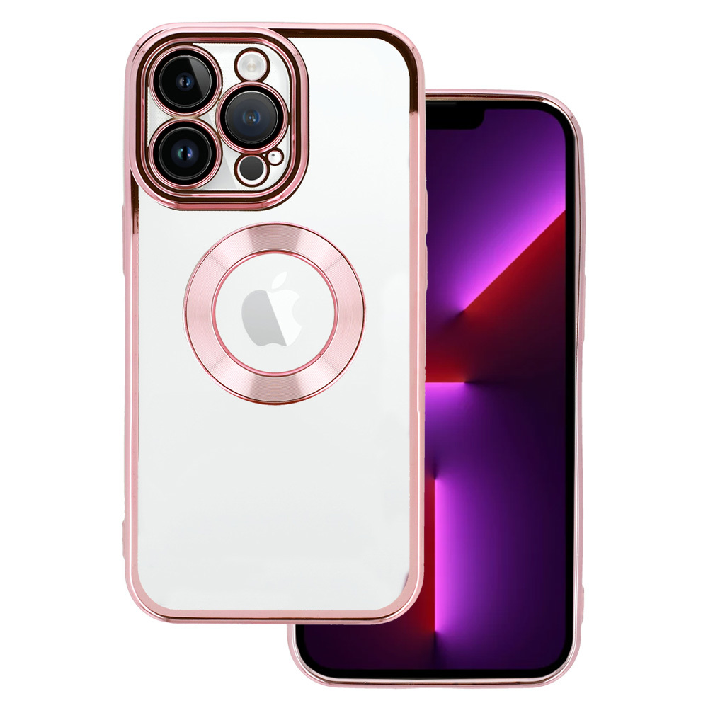 Pokrowiec etui silikonowe Beauty Clear Case rowe APPLE iPhone 15 Pro