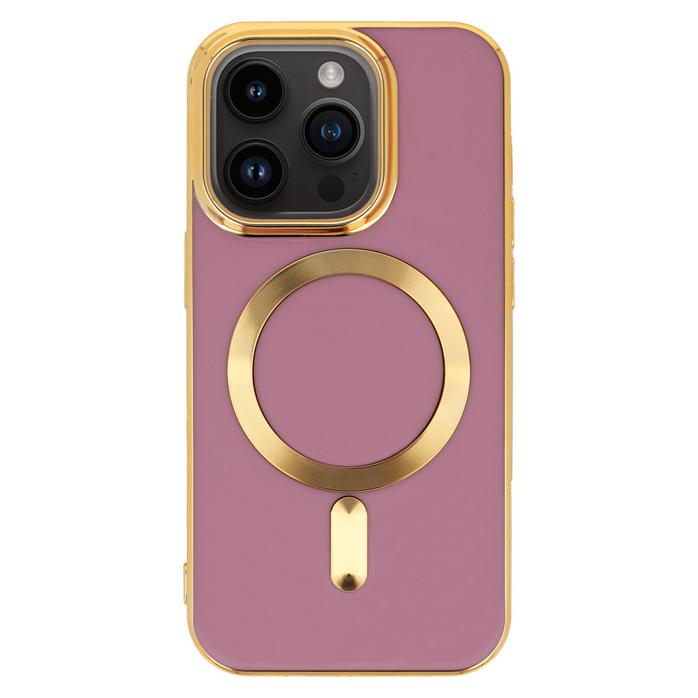 Pokrowiec etui silikonowe Beauty Magsafe Case fioletowe APPLE iPhone 14 Pro / 5