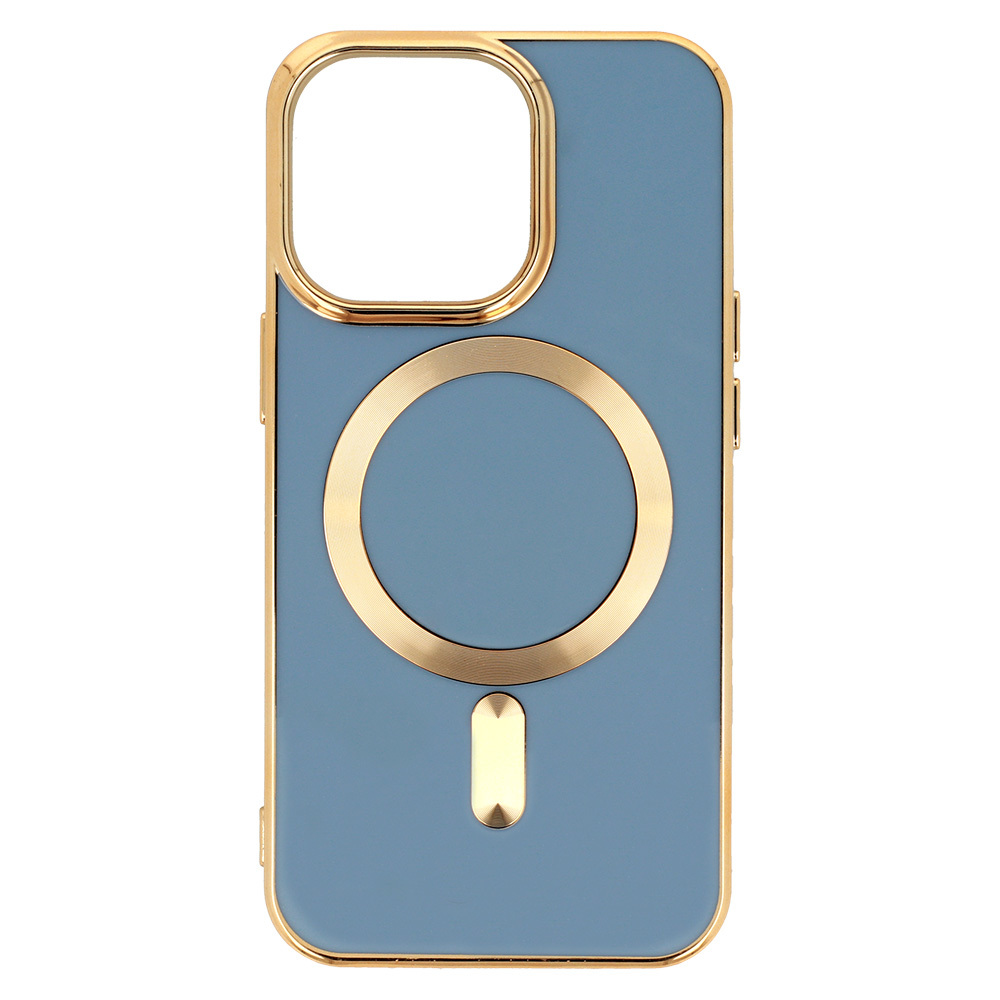 Pokrowiec etui silikonowe Beauty Magsafe Case niebieskie APPLE iPhone 14 / 4