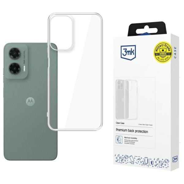 Pokrowiec etui silikonowe Clear Case 3MK prze�roczyste MOTOROLA Moto G35 5G