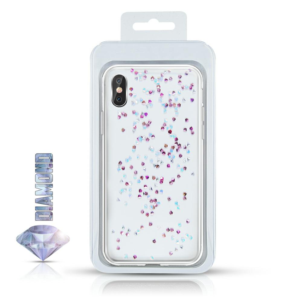Pokrowiec etui silikonowe Diamond Case przeroczyste APPLE iPhone 11 / 2