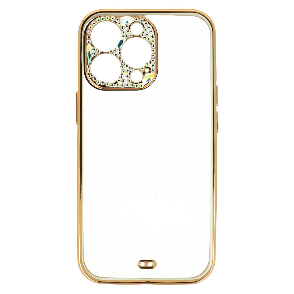 Pokrowiec etui silikonowe Diamond Lens Case biae APPLE iPhone 14 / 4