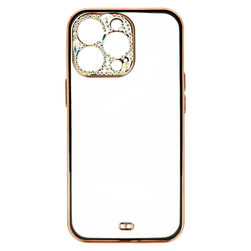 Pokrowiec etui silikonowe Diamond Lens Case czarne APPLE iPhone 14 Pro Max / 4