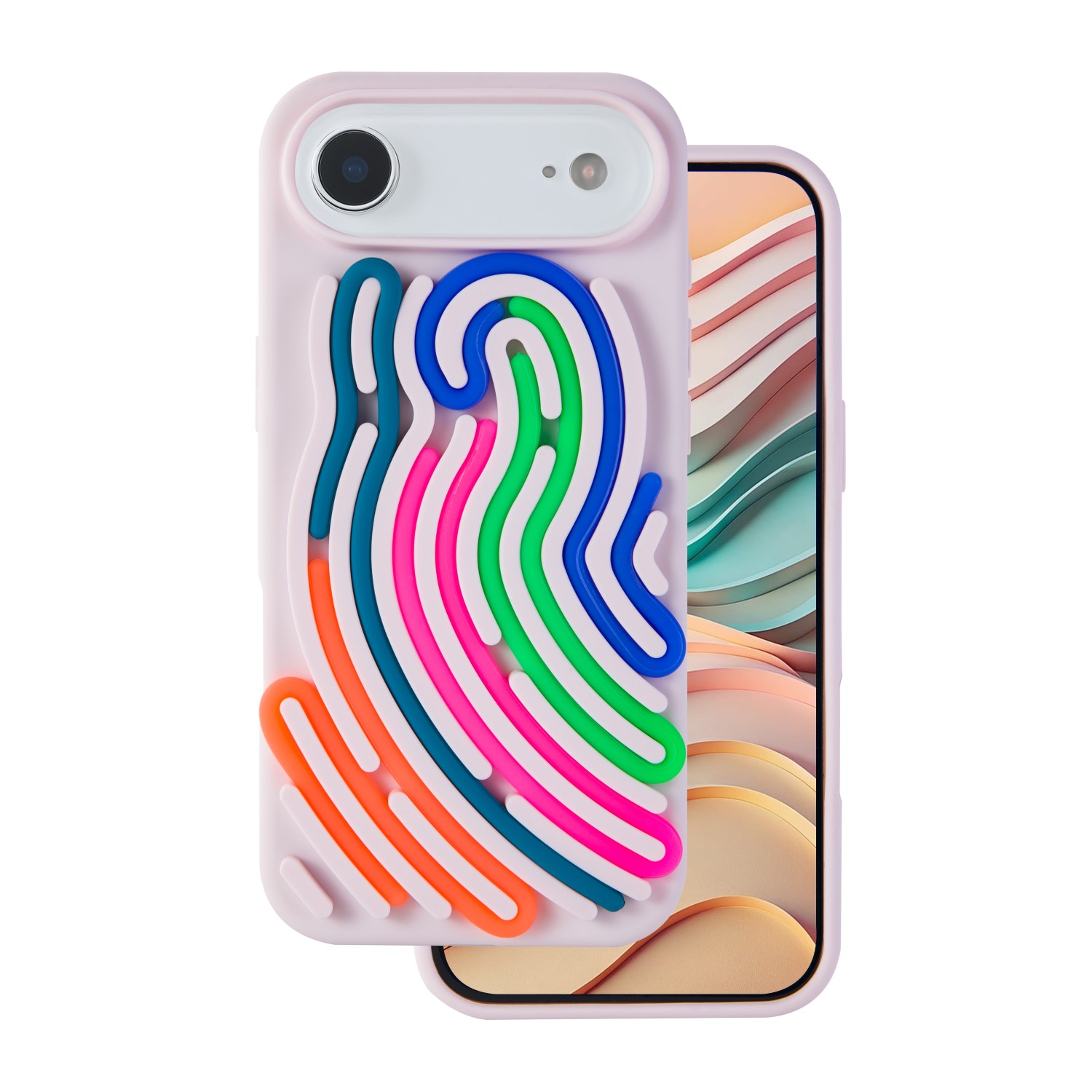 Pokrowiec Etui silikonowe DIY Snake r�owe APPLE iPhone 17 Air