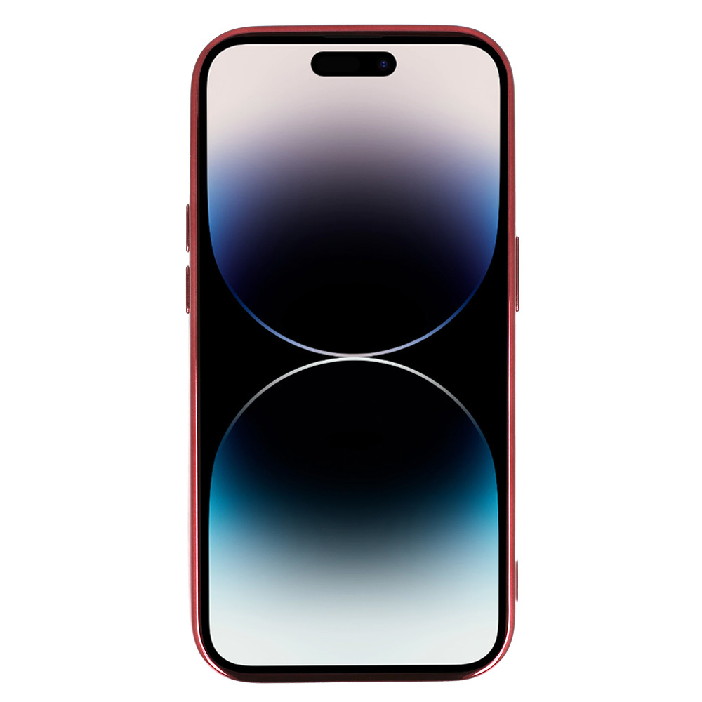 Pokrowiec etui silikonowe Electro Lens Case bordowe APPLE iPhone SE 2020 / 3