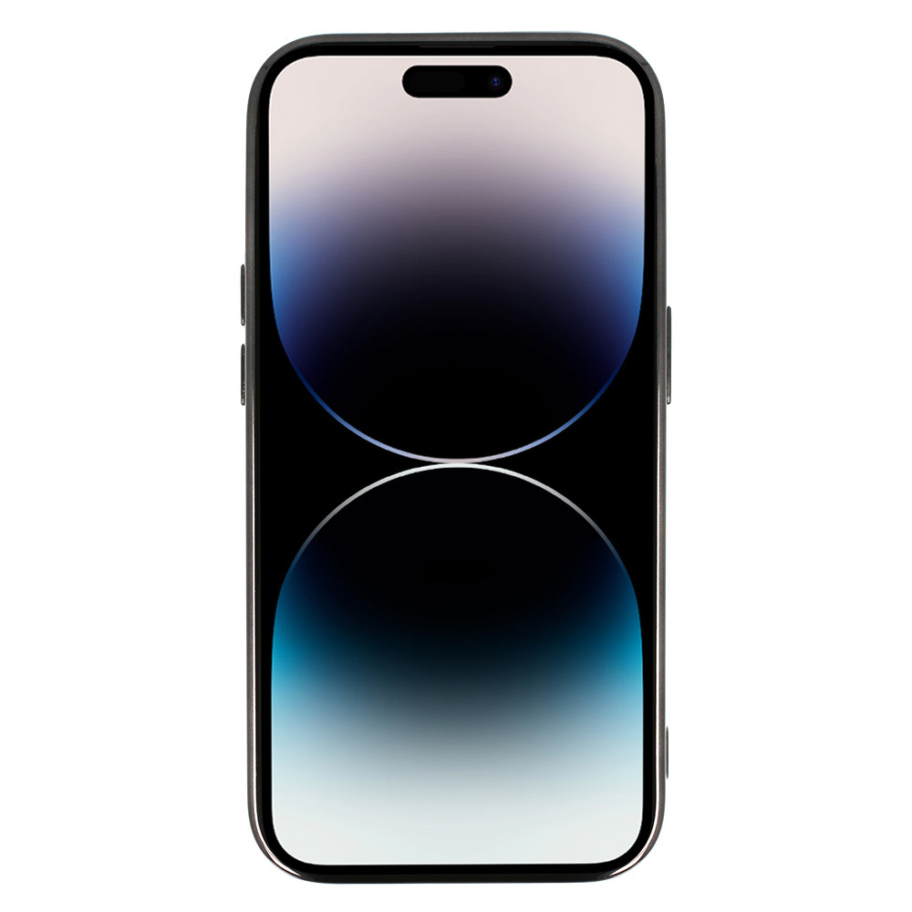 Pokrowiec etui silikonowe Electro Lens Case czarne APPLE iPhone X / 3