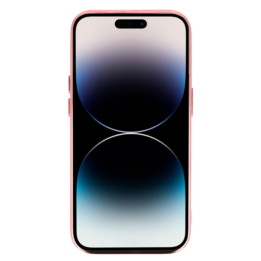 Pokrowiec etui silikonowe Electro Lens Case jasnorowe APPLE iPhone SE 2020 / 3