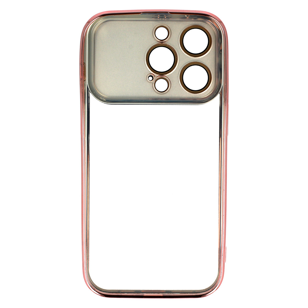 Pokrowiec etui silikonowe Electro Lens Case jasnorowe SAMSUNG Galaxy A34 5G / 4
