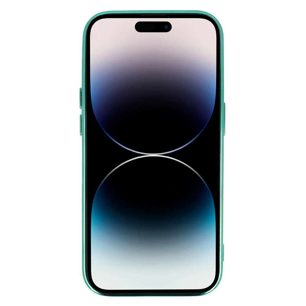 Pokrowiec etui silikonowe Electro Lens Case turkusowe APPLE iPhone 15 Pro Max / 3