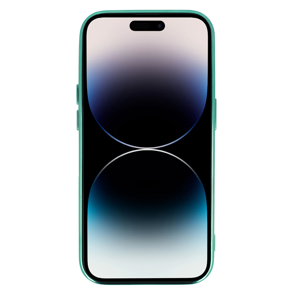 Pokrowiec etui silikonowe Electro Lens Case turkusowe APPLE iPhone SE 2020 / 3