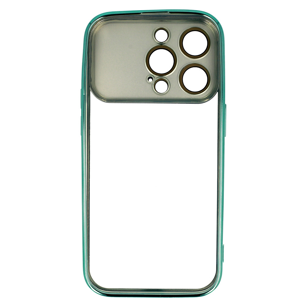 Pokrowiec etui silikonowe Electro Lens Case turkusowe SAMSUNG Galaxy S22 Ultra / 4