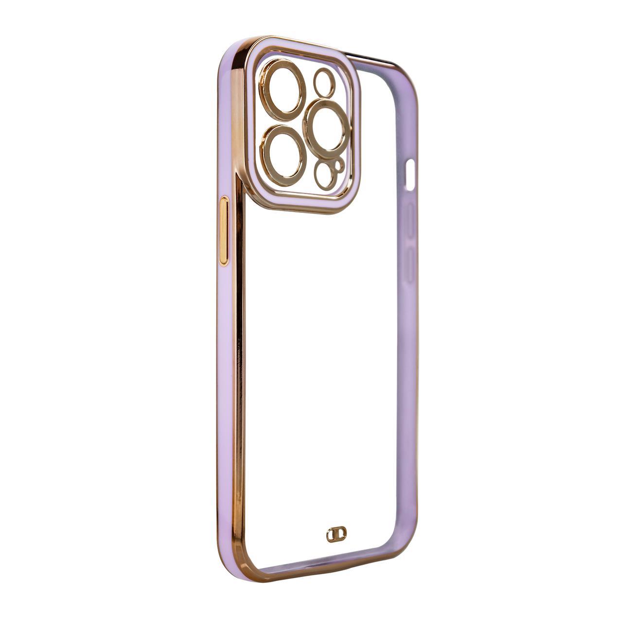 Pokrowiec etui silikonowe Fashion Case fioletowe APPLE iPhone 12 Pro