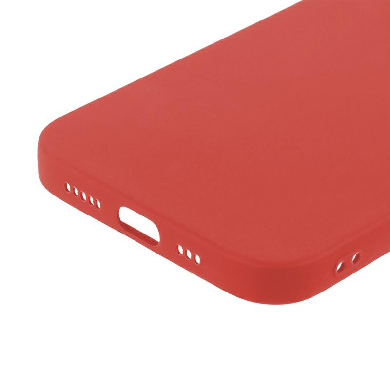 Pokrowiec etui silikonowe Fosca Case czerwone APPLE iPhone 11 / 4