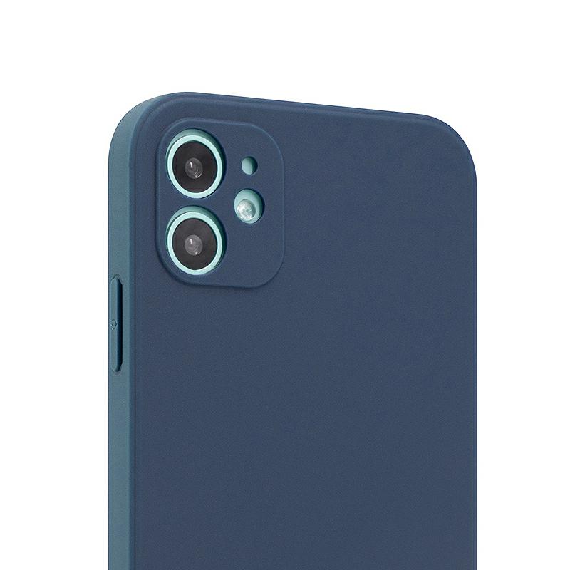 Pokrowiec etui silikonowe Fosca Case granatowe APPLE iPhone 12 Pro Max / 3