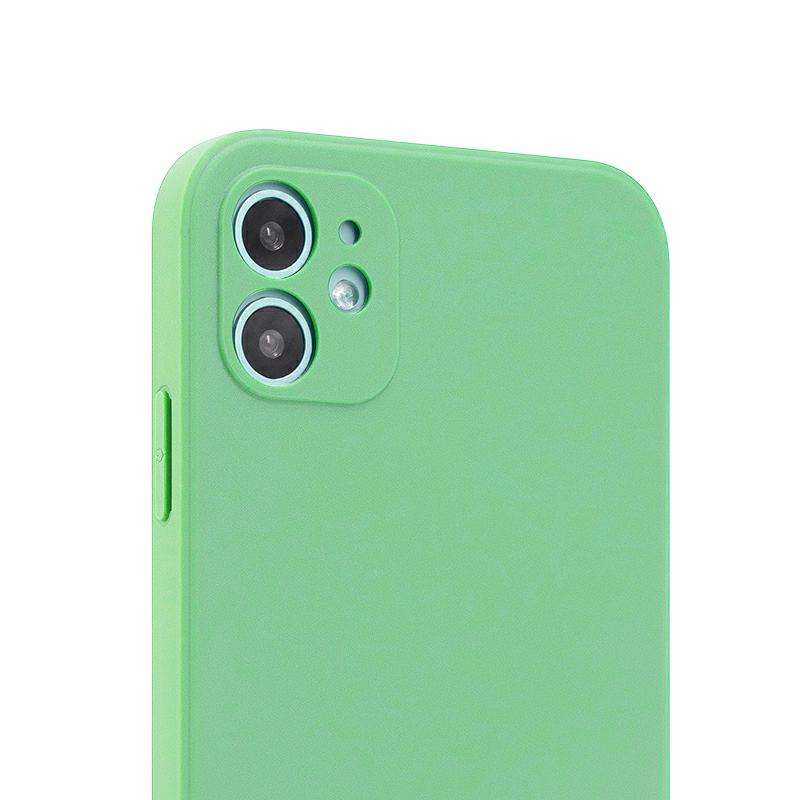 Pokrowiec etui silikonowe Fosca Case zielone APPLE iPhone 12 Mini / 3