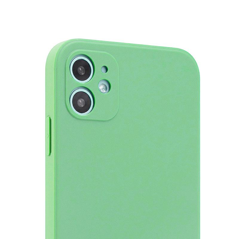 Pokrowiec etui silikonowe Fosca Case zielone APPLE iPhone 13 mini / 3