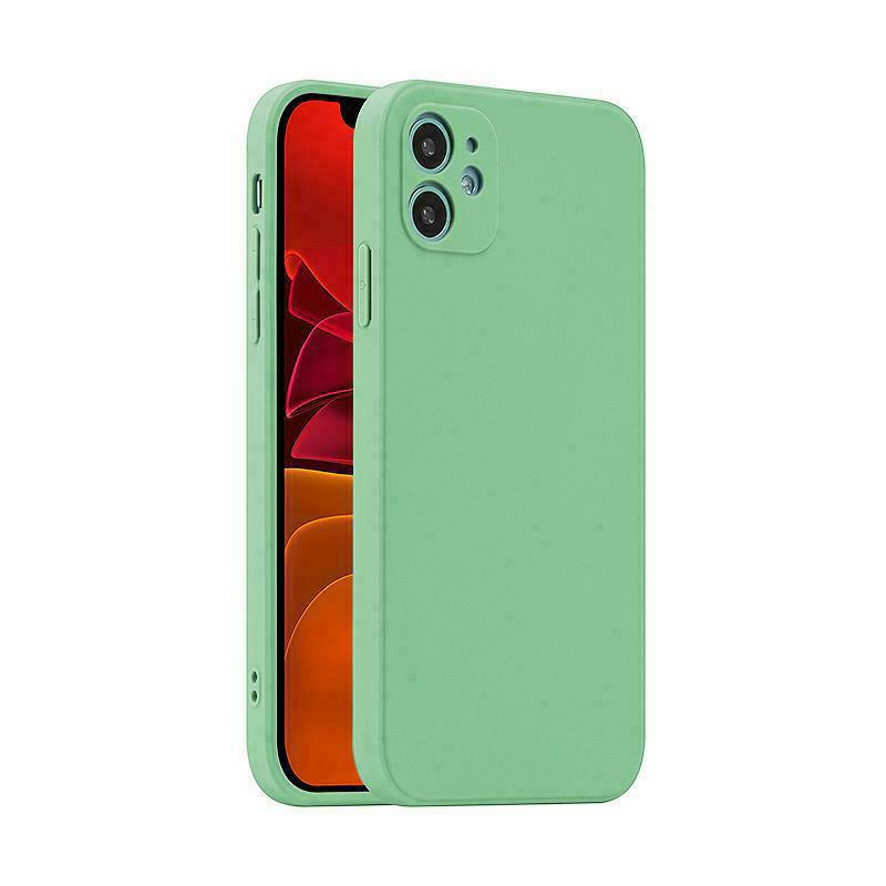 Pokrowiec etui silikonowe Fosca Case zielone APPLE iPhone 14 Pro