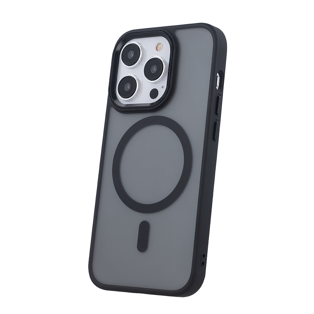 Pokrowiec etui silikonowe Frozen Mag czarne SAMSUNG Galaxy A37 5G / 3