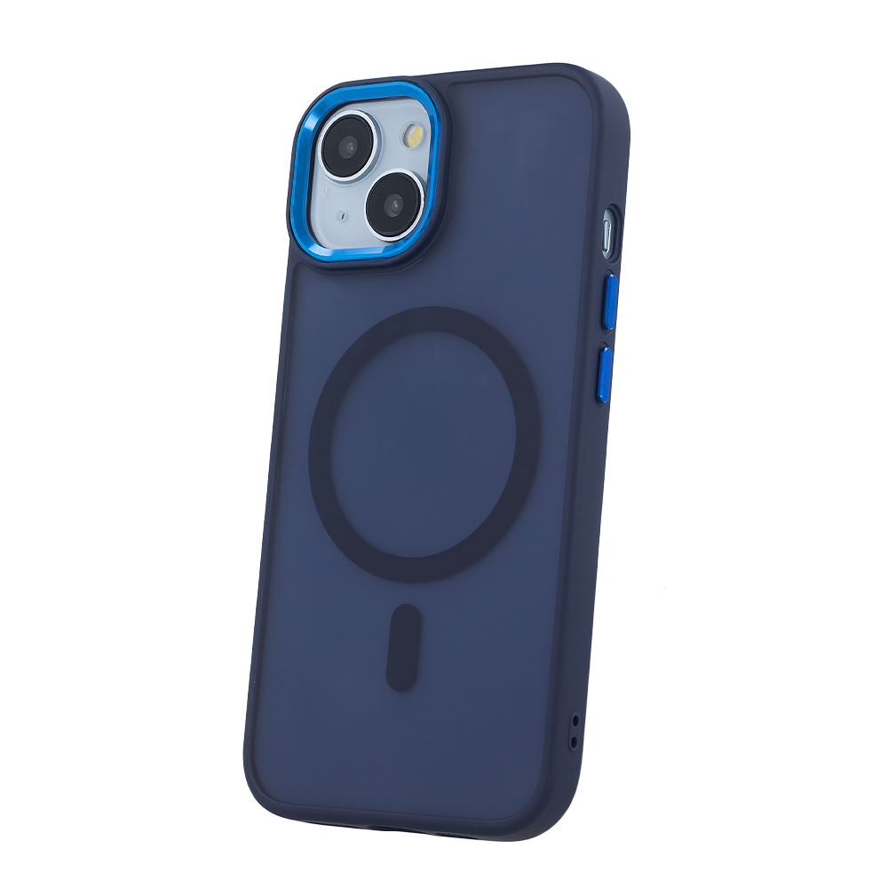 Pokrowiec etui silikonowe Frozen Mag granatowe APPLE iPhone 16 Pro Max / 3