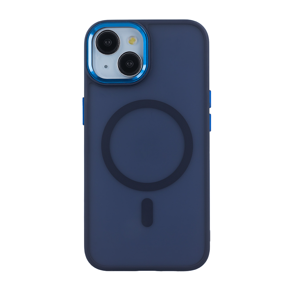 Pokrowiec etui silikonowe Frozen Mag granatowe APPLE iPhone 16 Pro Max / 4
