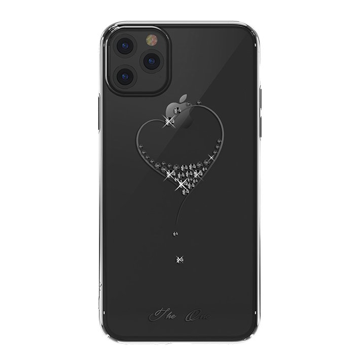 Pokrowiec etui silikonowe Kingxbar Wish Series z Krysztaami Swarovskiego czarne APPLE iPhone 11 Pro