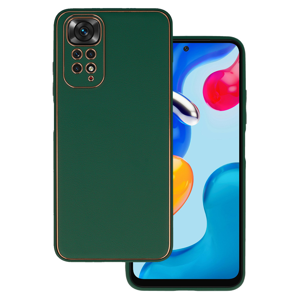 Pokrowiec etui silikonowe Luxury Case ciemnozielone Xiaomi Redmi Note 11S