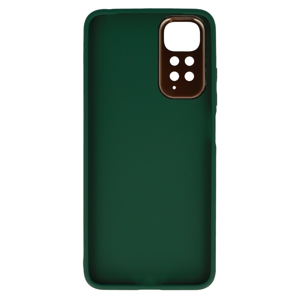 Pokrowiec etui silikonowe Luxury Case ciemnozielone Xiaomi Redmi Note 11S / 3