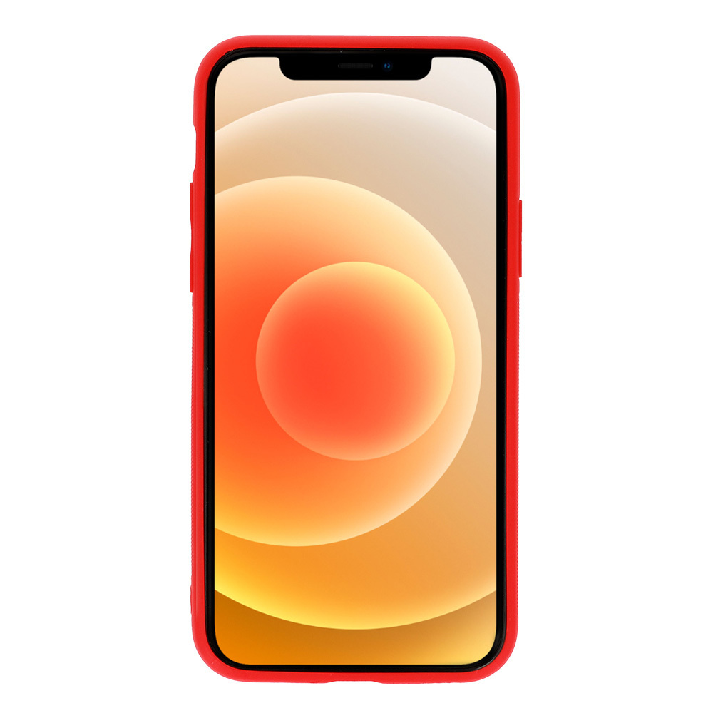 Pokrowiec etui silikonowe Luxury Case czerwone APPLE iPhone 12 Mini / 2