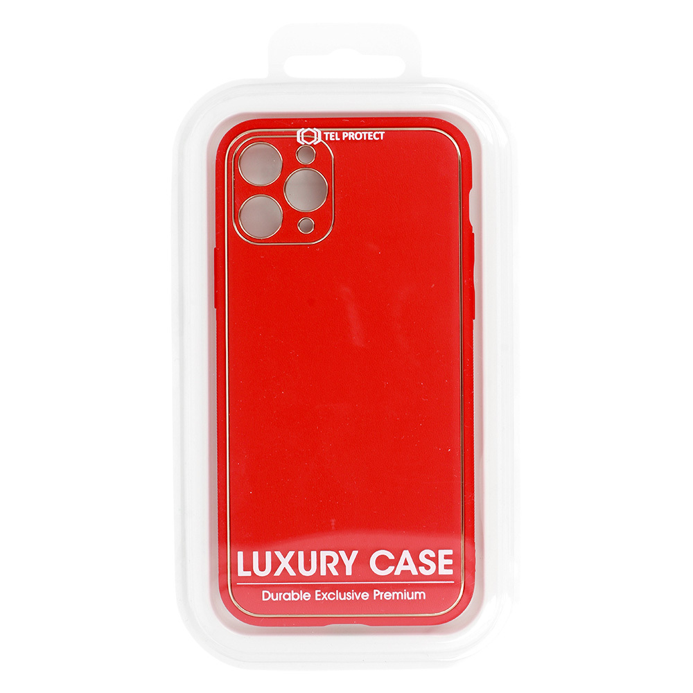 Pokrowiec etui silikonowe Luxury Case czerwone SAMSUNG Galaxy M22 / 3