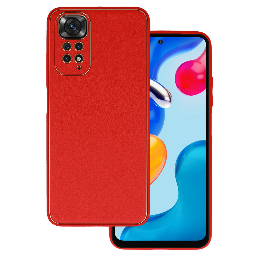 Pokrowiec etui silikonowe Luxury Case czerwone Xiaomi Redmi Note 11