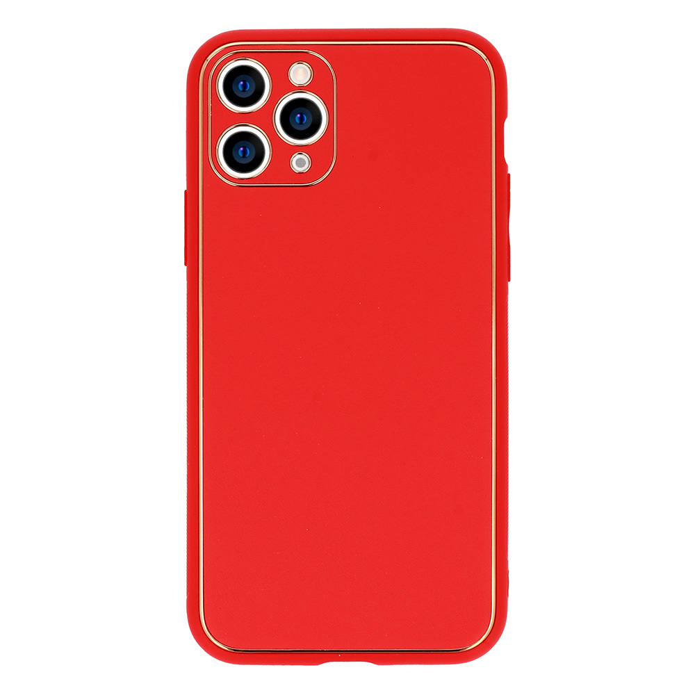 Pokrowiec etui silikonowe Luxury Case czerwone Xiaomi Redmi Note 9 Pro