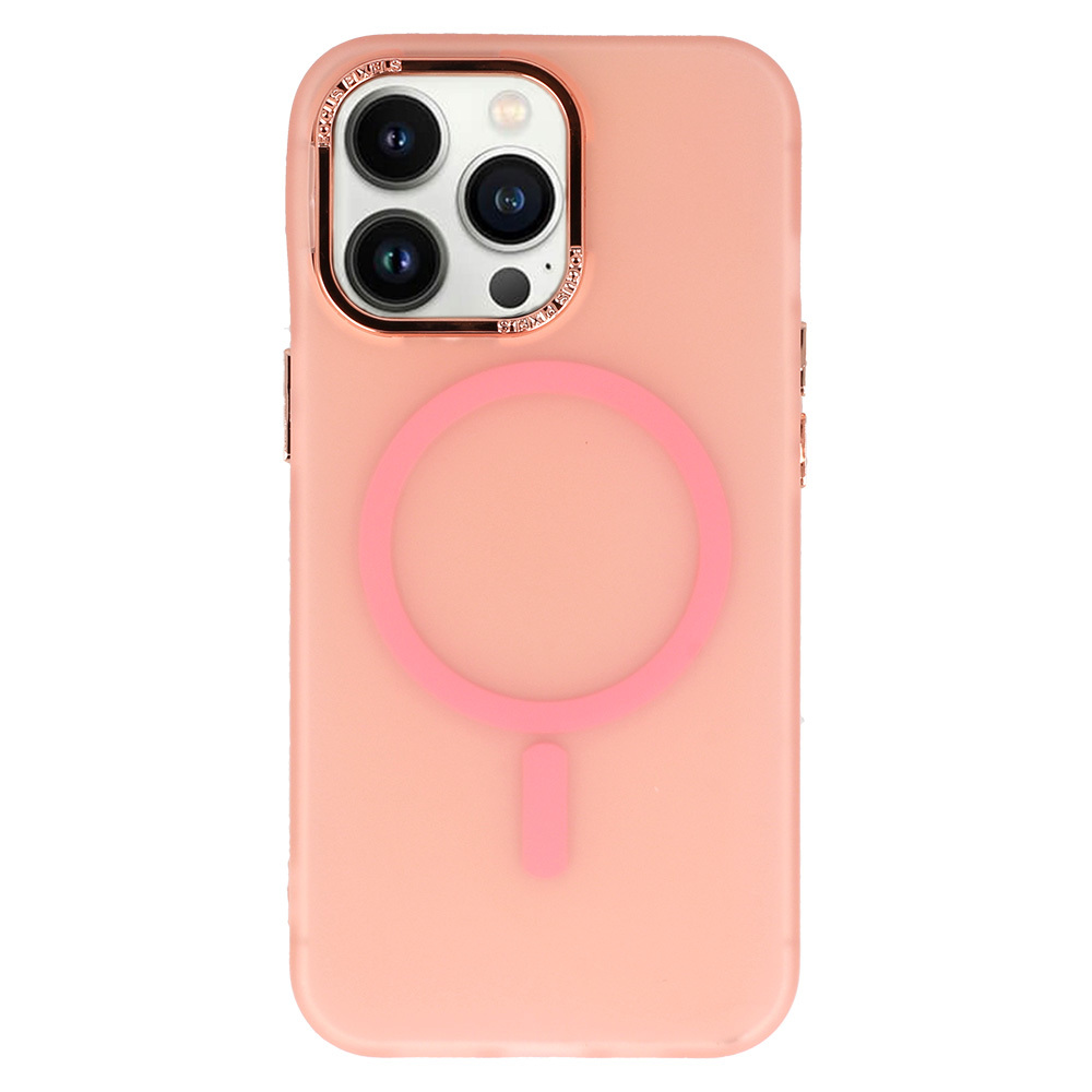 Pokrowiec etui silikonowe Magnetic Frosted Case rowe APPLE iPhone 11 Pro Max / 2