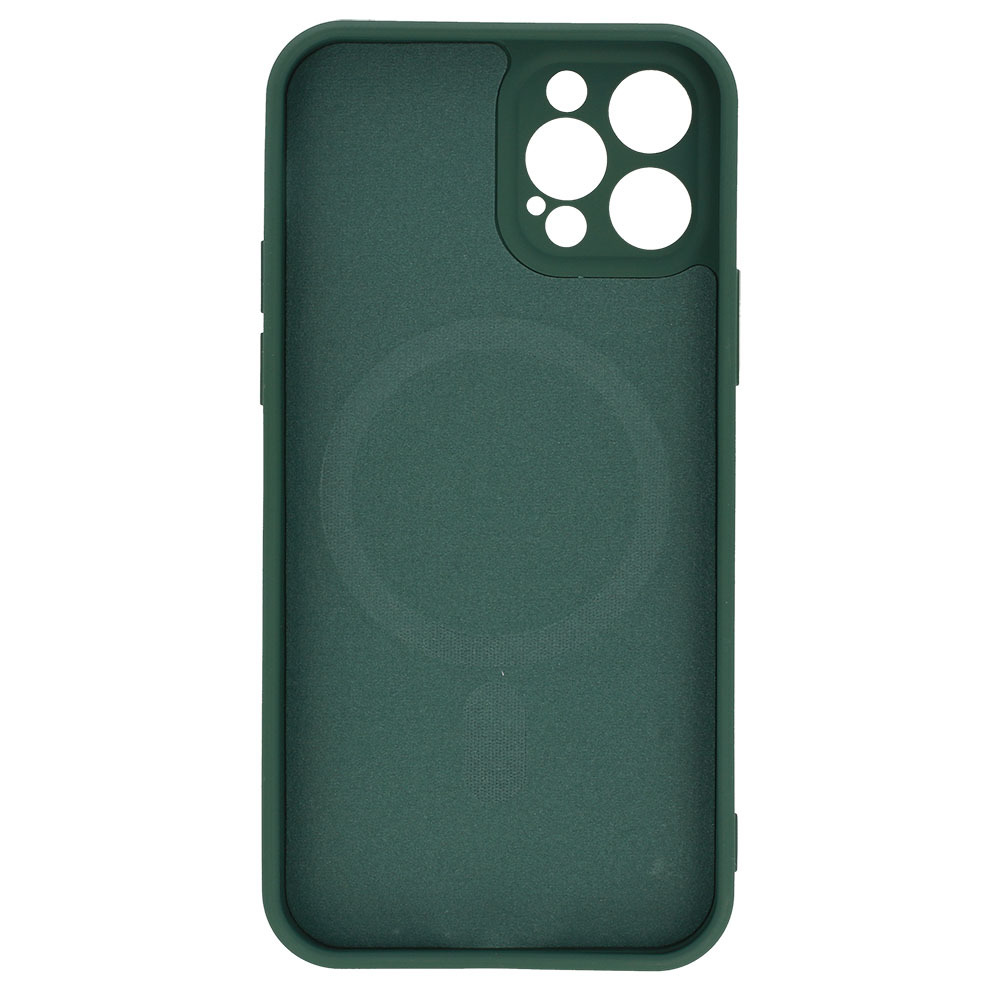 Pokrowiec etui silikonowe MagSilicone ciemnozielone APPLE iPhone 12 Mini / 5