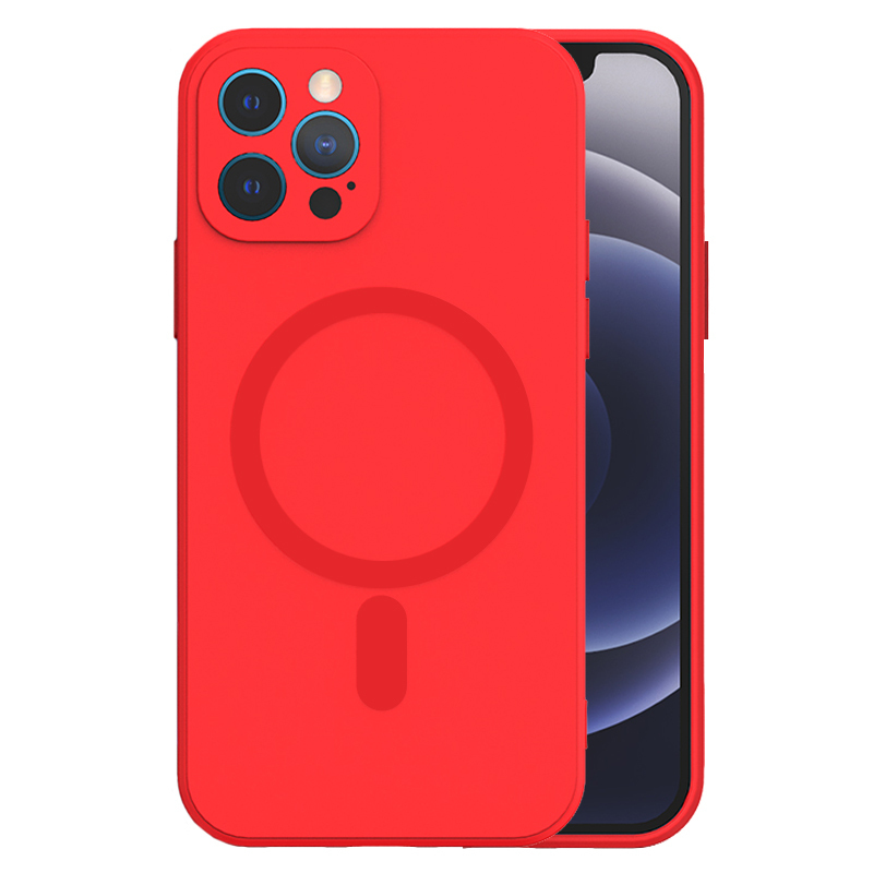 Pokrowiec etui silikonowe MagSilicone czerwone APPLE iPhone 14 Pro Max