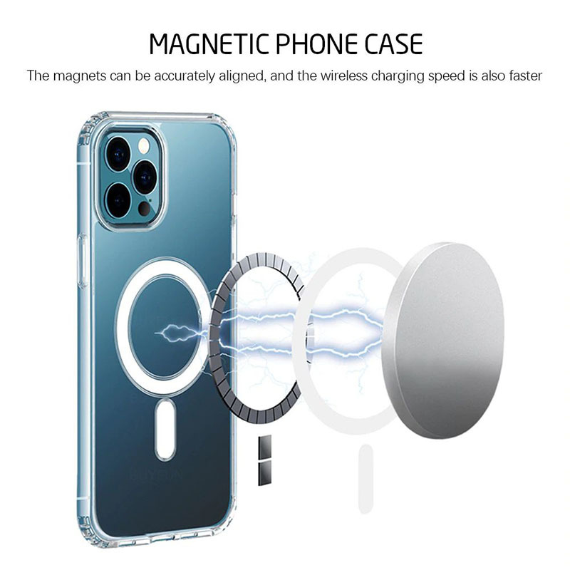 Pokrowiec etui silikonowe MagSilicone przeroczyste APPLE iPhone 13 Pro Max / 3
