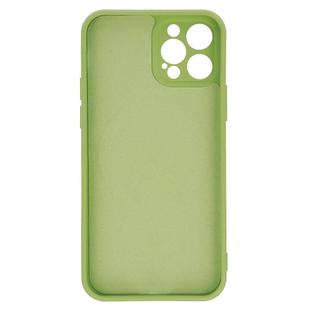 Pokrowiec etui silikonowe MagSilicone zielone APPLE iPhone 12 Pro Max / 5