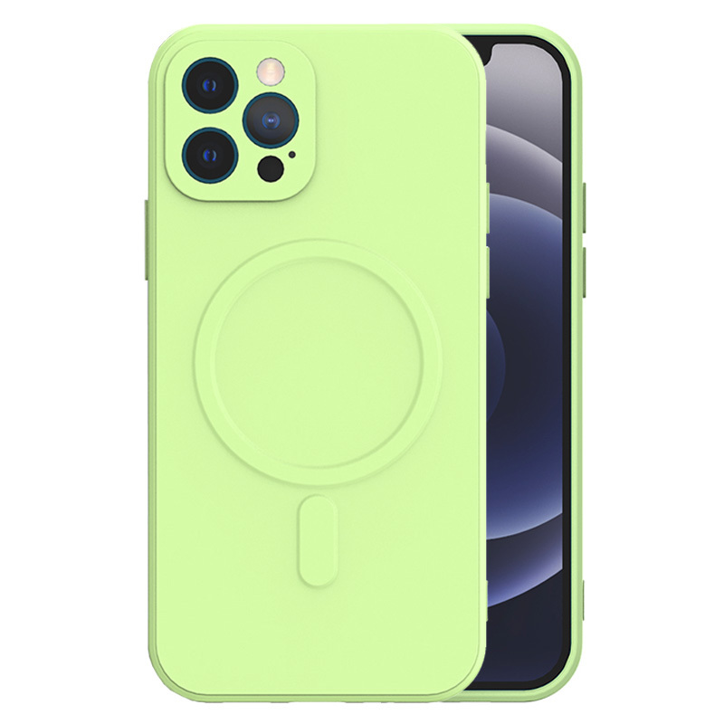 Pokrowiec etui silikonowe MagSilicone zielone APPLE iPhone 13