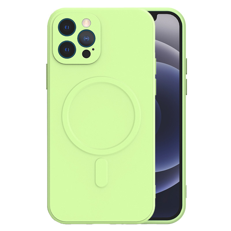 Pokrowiec etui silikonowe MagSilicone zielone APPLE iPhone 13 Pro