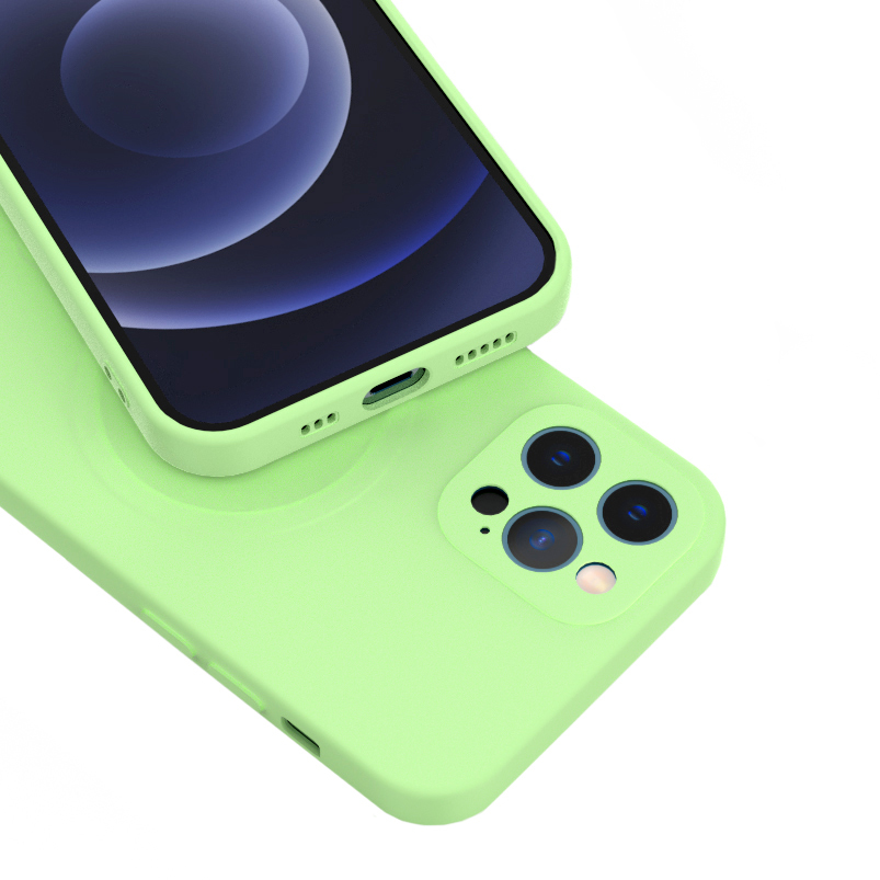 Pokrowiec etui silikonowe MagSilicone zielone APPLE iPhone 13 Pro Max / 6