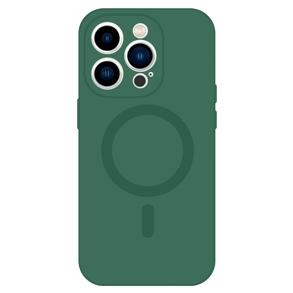 Pokrowiec etui silikonowe MagSilicone zielone APPLE iPhone 15 Plus / 2