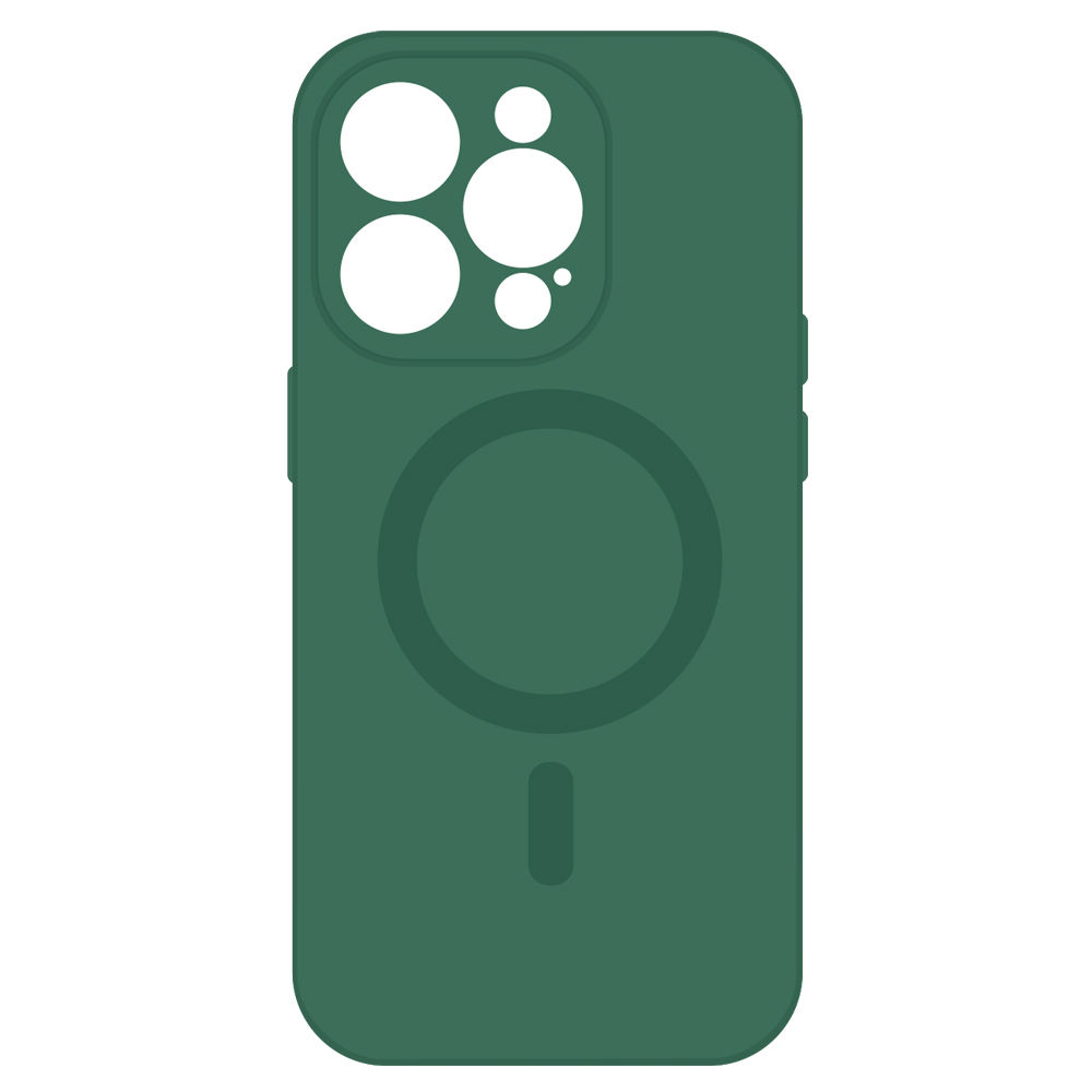 Pokrowiec etui silikonowe MagSilicone zielone APPLE iPhone 15 Plus / 4