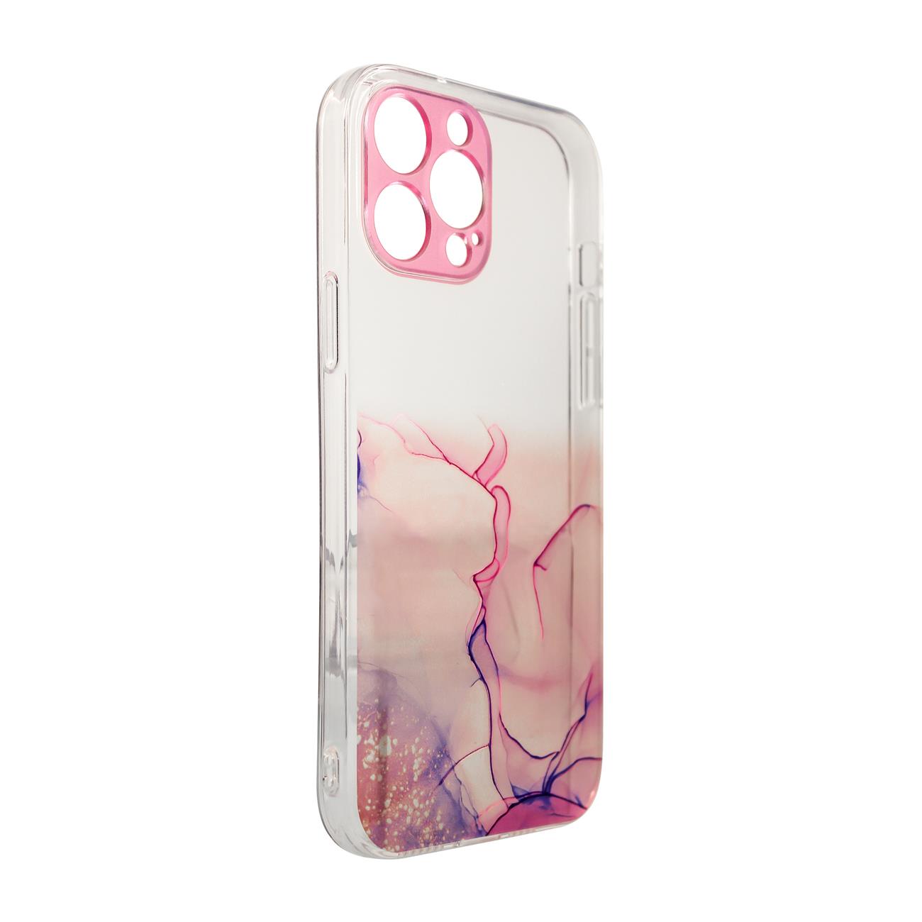 Pokrowiec etui silikonowe Marble Case rowe APPLE iPhone 12 Pro / 2