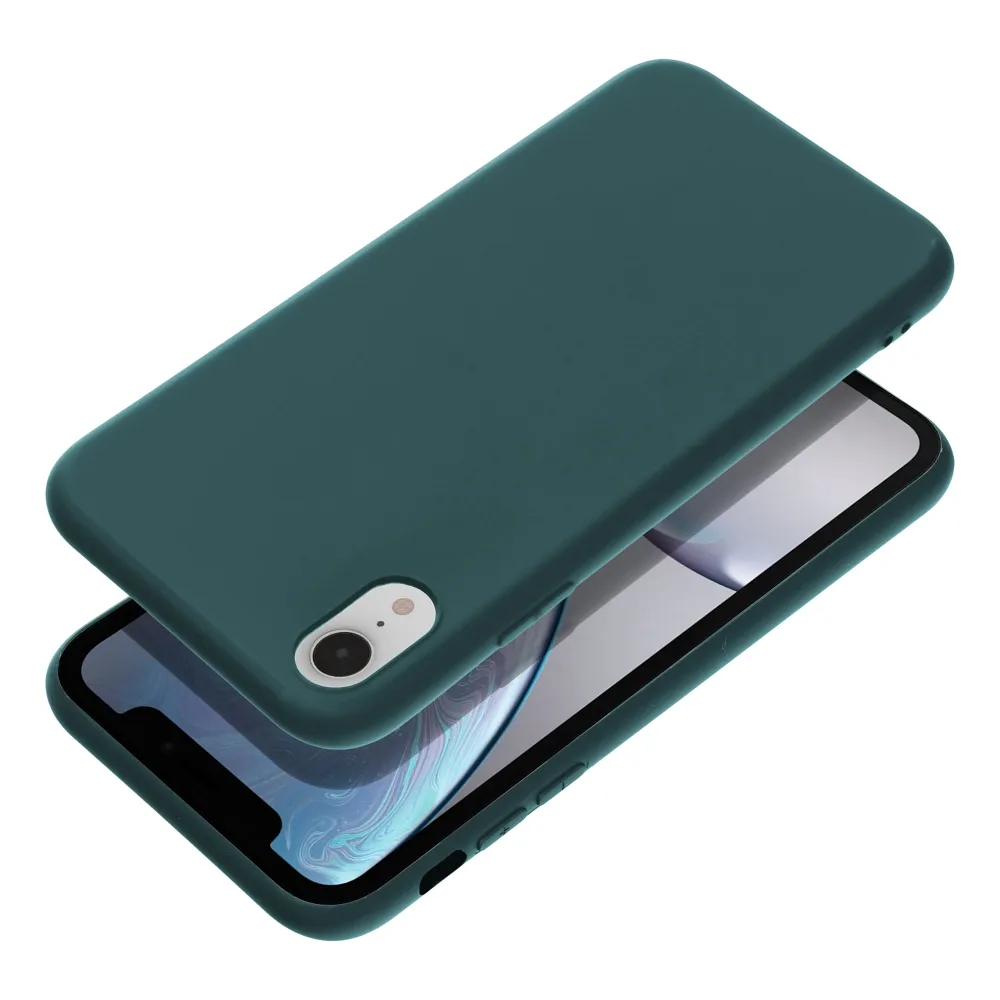 Pokrowiec Nakadka z matowego silikonu Back Case Matt ciemnozielona Xiaomi Redmi A2 / 2