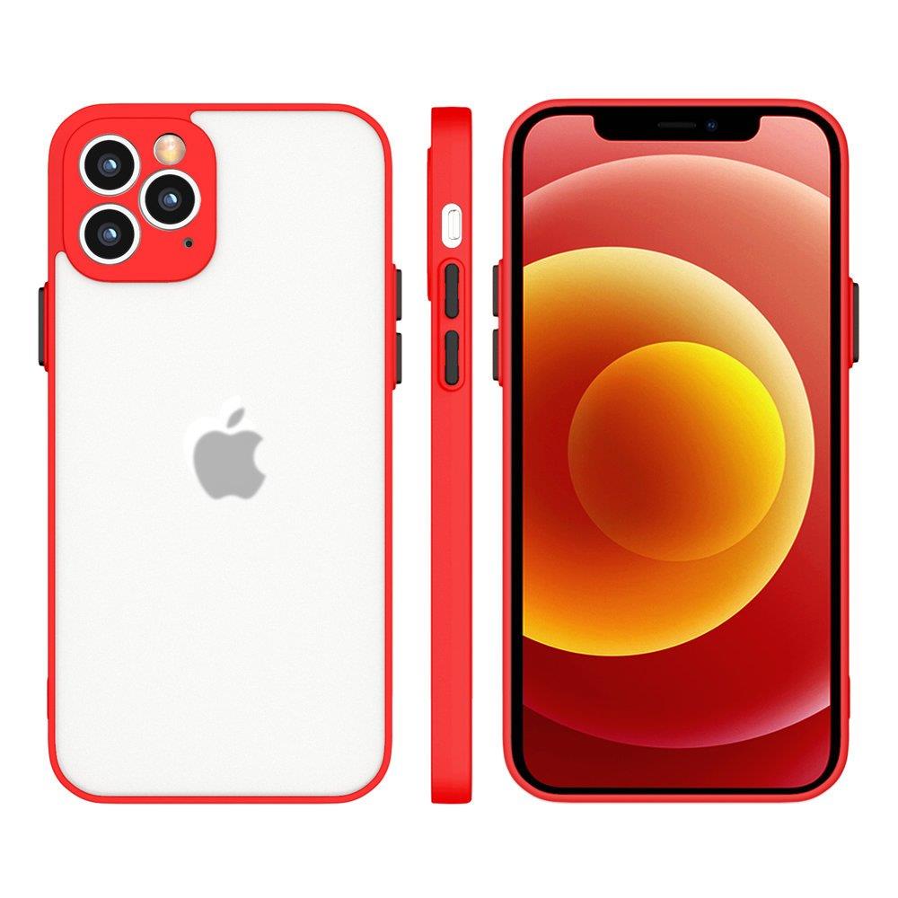 Pokrowiec etui silikonowe Milky Case czerwone APPLE iPhone 12 Mini